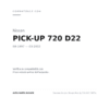 Fanalino Sinistro Nissan Pick-Up 720 D22 1997+ compatibilità veicoli (Nissan PICK-UP 720 D22 (1997-2002))
