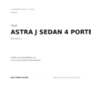 Fanalino Sinistro Opel Astra J 2012+ compatibilità veicoli (Opel ASTRA J SEDAN 4 PORTE (2012+))