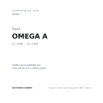 Seitenblinker Links Opel Omega 1987-1994 – Weiß compatibilità veicoli (Opel OMEGA A (1986-1992))