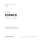 Blinkleuchte Links Renault Espace 1991-1999 – Weiß compatibilità veicoli (Renault ESPACE (1991-1996))