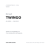 Fanalino Sinistro Renault Twingo 2012-2013 compatibilità veicoli (Renault TWINGO (2012-2014))