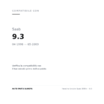 Fanalino Sinistro Saab 1998+ – 9.3 compatibilità veicoli (Saab 9.3 (1998-2003))