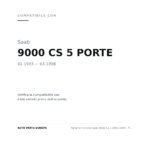 Fanalino Sinistro Saab 9000 Cs 5 1992-1994 – P. Arancio compatibilità veicoli (Saab 9000 CS 5 PORTE (1993-1998))