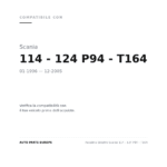 Blinklicht Links Scania 114 - 124 P94 - T164 compatibilità veicoli (Scania 114 - 124 P94 - T164 (1996-2005))