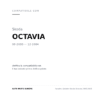 Fanalino Sinistro Skoda Octavia 2000-2008 compatibilità veicoli (Skoda OCTAVIA (2000-2004))