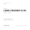 Rückleuchten Links Toyota Land Cruiser 2000+ compatibilità veicoli (Toyota LAND CRUISER FJ 90 (2000-2001))