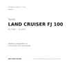 Fanalino Sinistro Toyota Land Cruiser Fj 100 1998-2001 compatibilità veicoli (Toyota LAND CRUISER FJ 100 (1998-2002))
