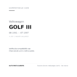 Fanalino Sinistro Volkswagen Golf Iii – Bc Interno compatibilità veicoli (Volkswagen GOLF III (1991-1997) · Volkswagen VENTO (1992-1998))