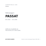 Fanalino Sinistro Volkswagen Passat 1993-1995 – Bianco (Modello Paraurti) compatibilità veicoli (Volkswagen PASSAT (1993-1996))