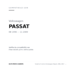 Fanalino Sinistro Volkswagen Passat 1996-1997 – Arancio compatibilità veicoli (Volkswagen PASSAT (1996-2000))