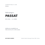 Fanalino Sinistro Volkswagen Passat 1998 – Bianco compatibilità veicoli (Volkswagen PASSAT (1996-2000))