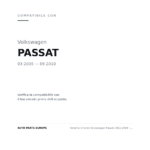 Fanalino Sinistro Volkswagen Passat 2005-2009 – Bianco compatibilità veicoli (Volkswagen PASSAT (2005-2010))