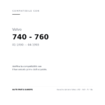 Fanalino Sinistro Volvo 740 - 760 – Ar / Bc compatibilità veicoli (Volvo 740 - 760 (1990-1993))
