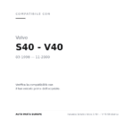 Fanalino Sinistro Volvo S 40 – - V 40 98 Bianco compatibilità veicoli (Volvo S40 - V40 (1998-2000))