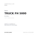 Rückleuchten Volvo Truck Fh16 2020+ compatibilità veicoli (Volvo TRUCK FH 5000 (2020+) · Volvo TRUCK FH16 - FH (2020+))