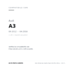 Faro Anteriore Destro Audi A3 2012-2015 – 3/5 Porte C/Motore compatibilità veicoli (Audi A3 (2012-2016) · Audi A3 BERLINA 4 PORTE (2013-2016))