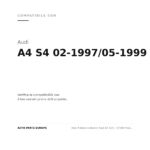 Scheinwerfer Rechts Audi A4 (S4) – 97/98 Vorbereitung Elektrische Verstellung compatibilità veicoli (Audi A4 S4 02-1997/05-1999 S4)