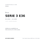 Faro Anteriore Destro BMW Serie 3 E36 1991+ compatibilità veicoli (Bmw SERIE 3 E36 (1990-1999) · Bmw SERIE 3 E36 COUPE CABRIO (1994-1999))