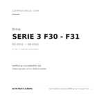 Faro Anteriore Destro BMW Serie 4 Coupe' F32 - Cabrio F33 2013+ compatibilità veicoli (Bmw SERIE 3 F30 - F31 (2012-2015) · Bmw SERIE 3 F30 - F31 (2015-2019) · Bmw SERIE 4 COUPE' F32 - CABRIO F33 (2013-2020) · Bmw SERIE 4 GRAN COUPE F36 (2014+))