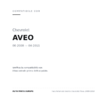 Faro Anteriore Destro Chevrolet Aveo 2008-2010 compatibilità veicoli (Chevrolet AVEO (2008-2011))