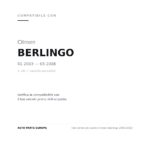 Scheinwerfer Rechts Citroen Berlingo 2003-2012 compatibilità veicoli (Citroen BERLINGO (2003-2008) · Peugeot RANCH PARTNER (2002-2008))