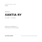 Faro Anteriore Destro Citroen Xantia Ry 1998+ compatibilità veicoli (Citroen XANTIA RY (1998-2001))