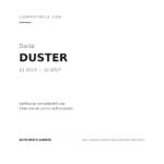 Scheinwerfer Rechts Dacia Duster 2013-2017 compatibilità veicoli (Dacia DUSTER (2013-2017))