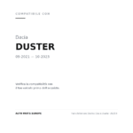 Faro Anteriore Destro Dacia Duster 2021+ compatibilità veicoli (Dacia DUSTER (2021-2023))