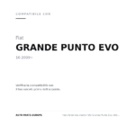 Faro Anteriore Destro FIAT Grande Punto Evo 2009+ – Parabola Cromata Con Motore Elettrico Inclusoet compatibilità veicoli (Fiat GRANDE PUNTO EVO (2009+))