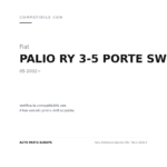 Faro Anteriore Destro FIAT Palio 2002+ compatibilità veicoli (Fiat PALIO RY 3-5 PORTE SW (2002+))