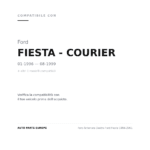 Scheinwerfer Rechts Ford Fiesta 1996-2001 compatibilità veicoli (Ford FIESTA - COURIER (1996-1999) · Mazda 121 (1996-1999))