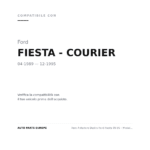 Faro Anteriore Destro Ford Fiesta 89-95 – Modello Comm compatibilità veicoli (Ford FIESTA - COURIER (1989-1995))