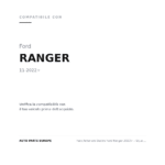 Faro Anteriore Destro Ford Ranger 2022+ – S/Luce Diurna Predisposizione Per Regolazione Elettrico compatibilità veicoli (Ford RANGER (2022+))