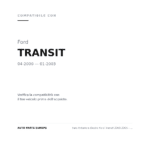 Faro Anteriore Destro Ford Transit 2000-2005 - Parabola Cromata compatibilità veicoli (Ford TRANSIT (2000-2003))