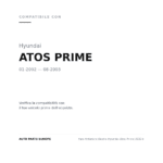 Scheinwerfer Rechts Hyundai Atos Prime 2002+ compatibilità veicoli (Hyundai ATOS PRIME (2002-2003))