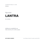 Faro Anteriore Destro Hyundai Lantra 2004+ compatibilità veicoli (Hyundai LANTRA (2004+))