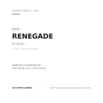 Faro Anteriore Destro Jeep Renegade 2014-2017 compatibilità veicoli (Jeep RENEGADE (2018+) · Jeep RENEGADE (2014-2018))
