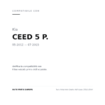 Scheinwerfer Rechts KIA Ceed 2012-2014 compatibilità veicoli (Kia CEED 5 P. (2012-2015))