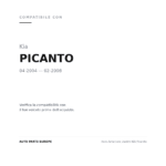 Faro Anteriore Destro KIA Picanto compatibilità veicoli (Kia PICANTO (2004-2008))