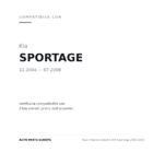 Faro Anteriore Destro KIA Sportage 2004-2007 compatibilità veicoli (Kia SPORTAGE (2004-2008))