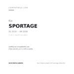 Faro Anteriore Destro KIA Sportage 2016-2017 compatibilità veicoli (Kia SPORTAGE (2016-2018) · Kia SPORTAGE (2018-2021))