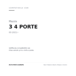 Faro Anteriore Destro Mazda 3 2021+ compatibilità veicoli (Mazda 3 4 PORTE (2021+))