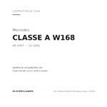 Faro Anteriore Destro Mercedes Classe A W168 compatibilità veicoli (Mercedes CLASSE A W168 (1997-2001))