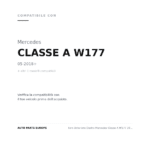 Faro Anteriore Destro Mercedes Classe A W177 2018+ – Full Led C/Motore compatibilità veicoli (Mercedes CLASSE A W177 (2018+) · Mercedes CLASSE A W177 4 PORTE (2019+))