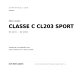 Faro Anteriore Destro Mercedes Classe C Sport Coupe' 2001+ compatibilità veicoli (Mercedes CLASSE C CL203 SPORT COUPE (2001-2004))