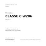 Scheinwerfer Rechts Mercedes C-Klasse W206 2021+ compatibilità veicoli (Mercedes CLASSE C W206 (2021+))