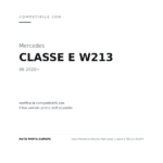 Faro Anteriore Destro Mercedes Classe E W213 2020+ compatibilità veicoli (Mercedes CLASSE E W213 (2020+))