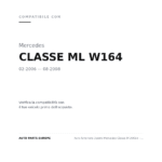 Scheinwerfer Rechts Mercedes Klasse M 2006+ - Chromierte Schüssel compatibilità veicoli (Mercedes CLASSE ML W164 (2006-2008))