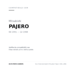 Faro Anteriore Destro Mitsubishi Pajero 1991-1996 compatibilità veicoli (Mitsubishi PAJERO (1991-1996))