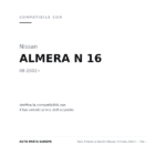 Faro Anteriore Destro Nissan Almera 2002+ – Parabola Nera compatibilità veicoli (Nissan ALMERA N 16 (2002+))